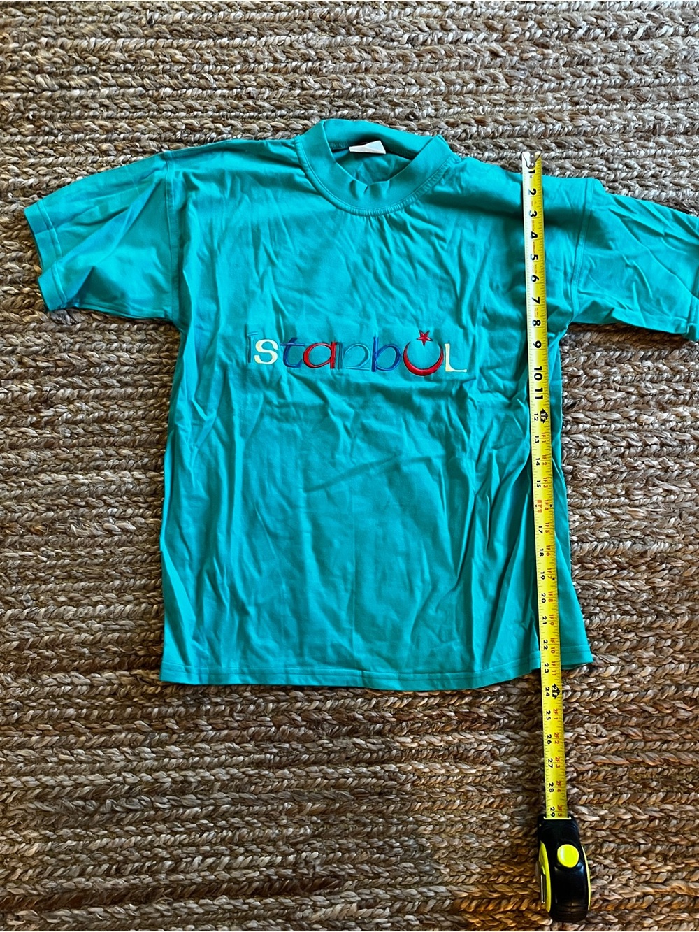 Istanbul Graphic Tee in Teal
